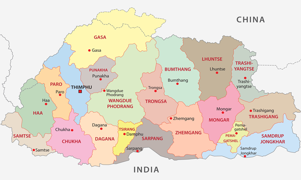 Bhutanmap